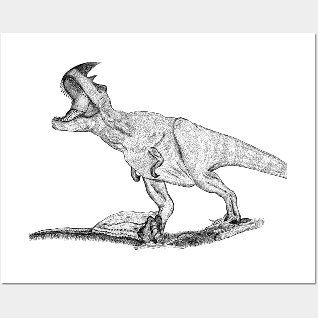 Horned Theropod Wall Art by zody